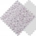 Коврик пазл 60см*60см фиолетовые буквы и цифры. MTP-601062