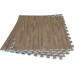 Мягкий паркет тёмный 60WD. Коврики пазлы 60*60*1см