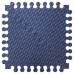 Набор мягких плиток "Треугольники". Плитки-пазлы. Сине-фиолетовый. 33х33x1.8 см