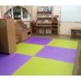 Фиолетовый коврик пазл 50*50см, толщина 1см