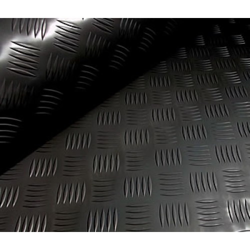 Резиновое рулонное покрытие 9005 Checker Runner (10м*1м*3мм)